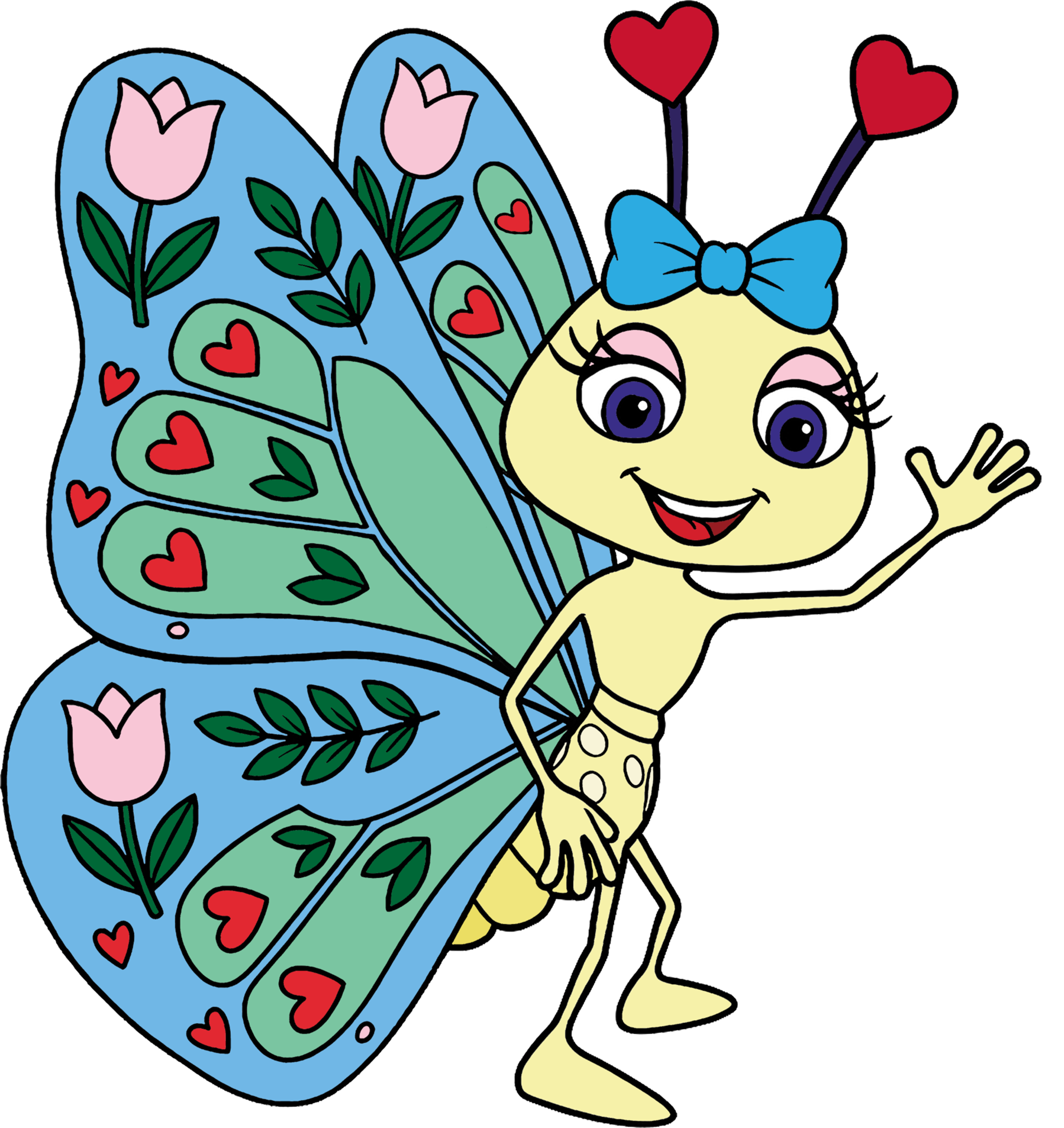 Serenity Butterfly waving hello